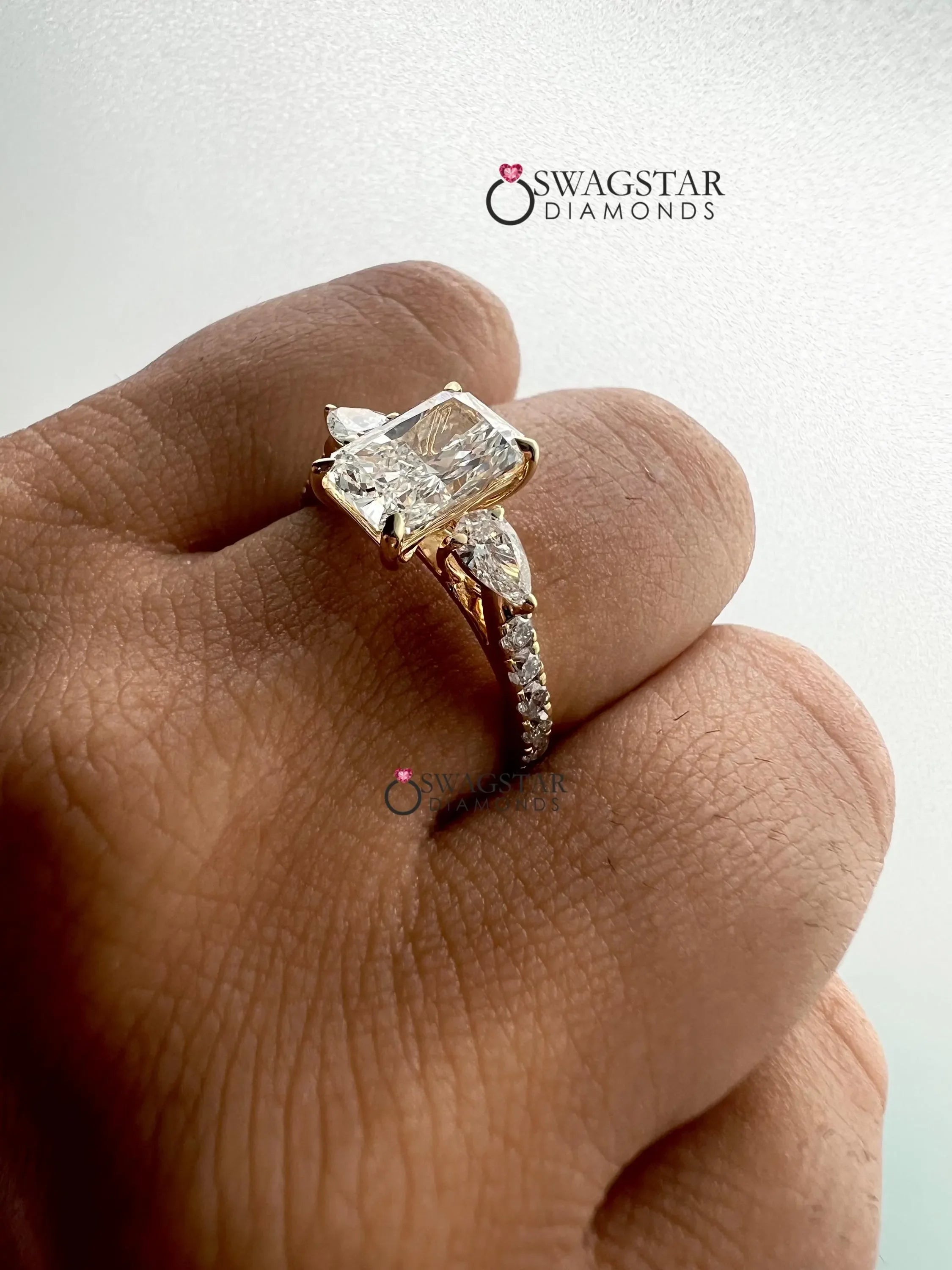 Radiant Cut Engagement Ring..