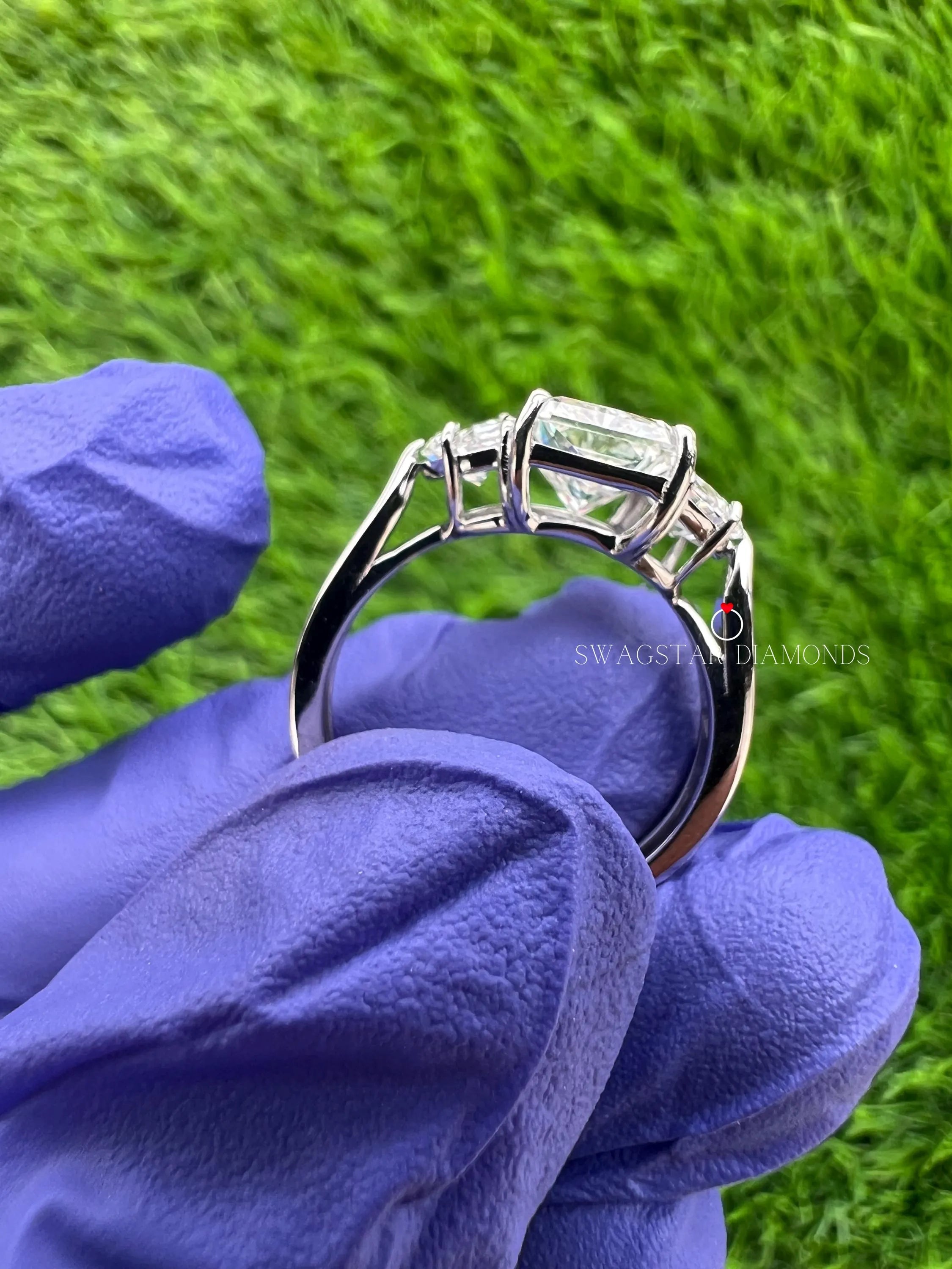 Radiant Cut IGI Certified Lab Grown Diamond Ring