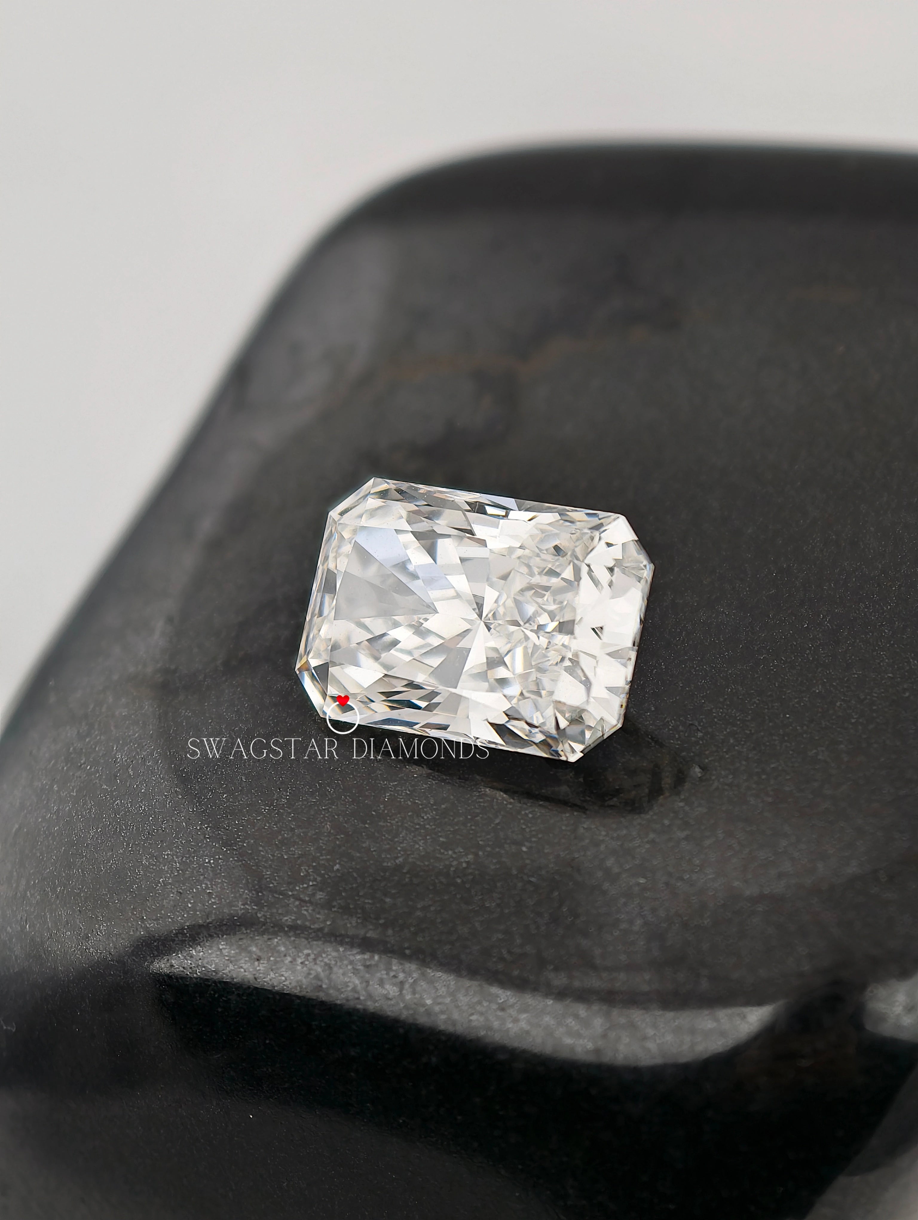 Radiant Cut Lab Diamond For Solitaire Pendant
