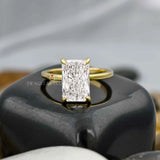 Radiant Cut Lab Grown Diamond Solitaire Ring