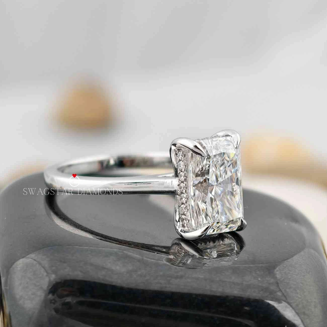 Radiant Cut Solitaire Ring