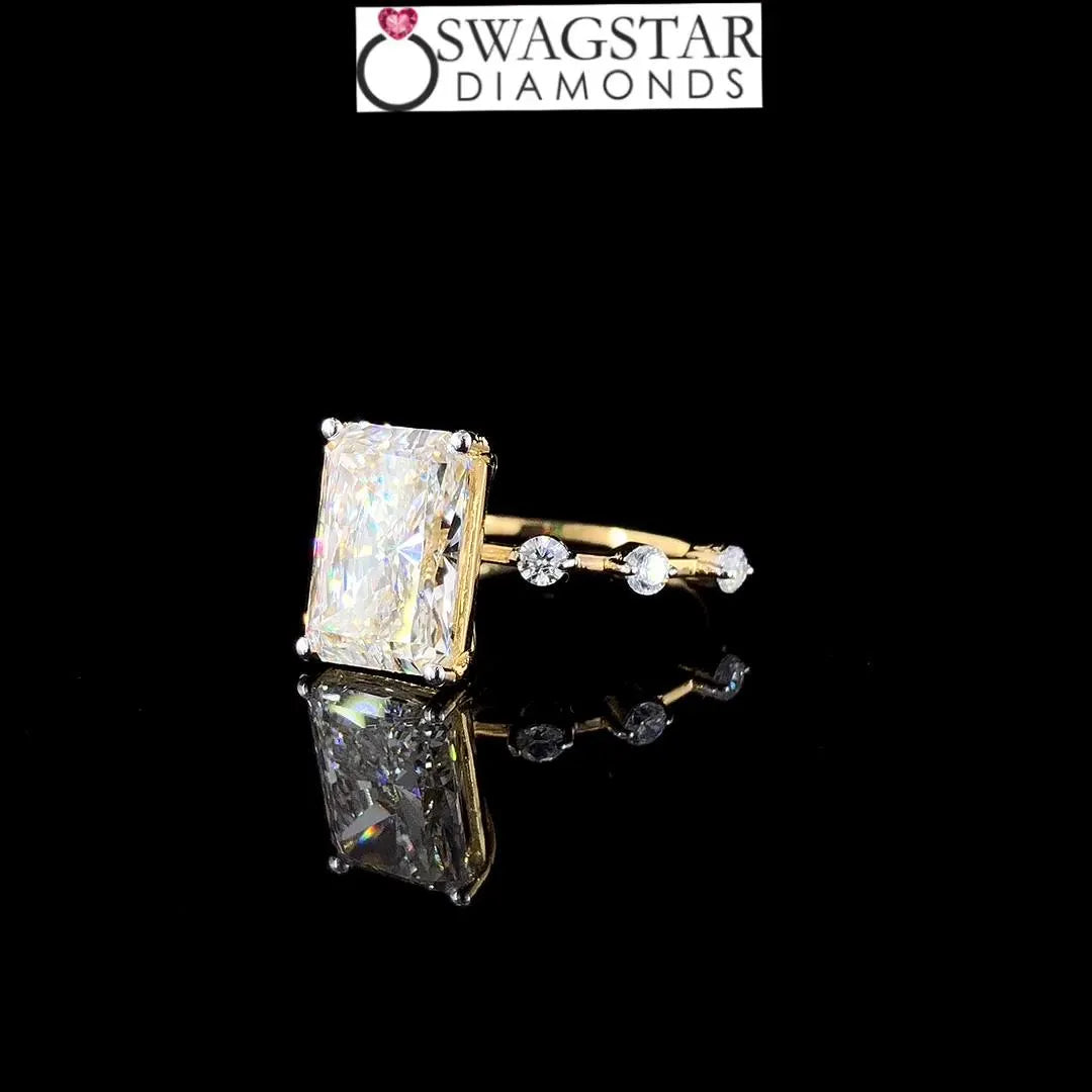 Radiant Cut Solitaire Ring For Her