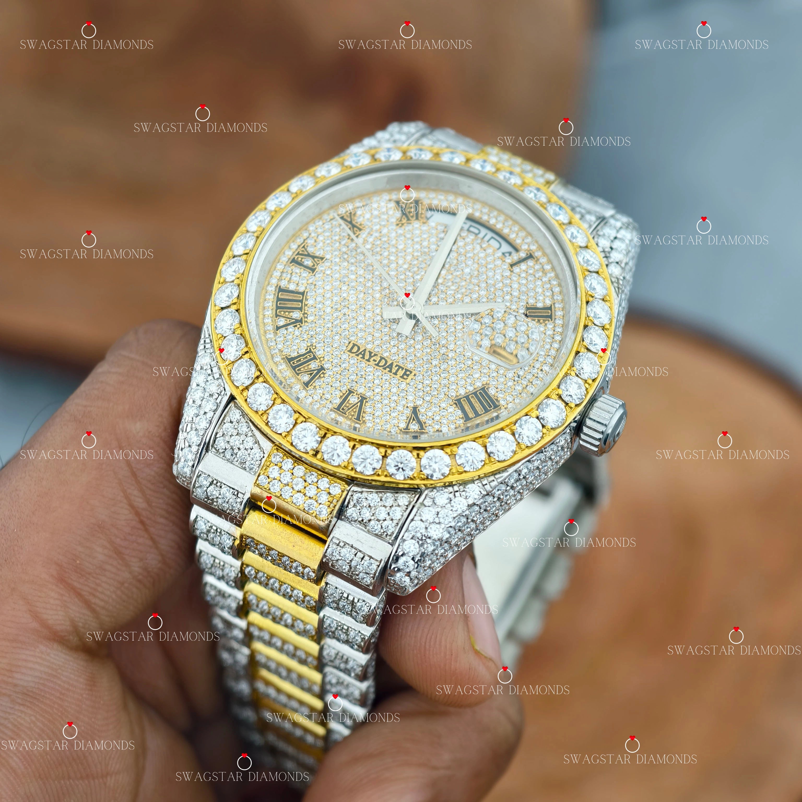 Roman Dial_ Two Tone Watches
