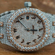 Rose Gold Plated Moissanite Watch