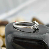 Round Cut Art Deco Engagement Ring