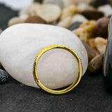 Round Cut Curved Half Eternity Matching Band 