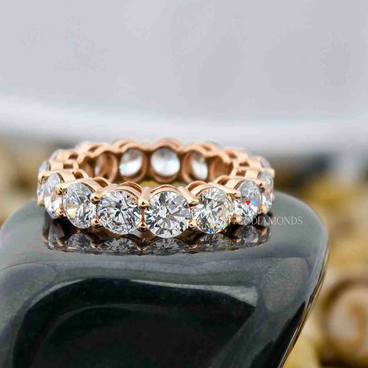 Round Cut Full Eternity Band