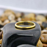 Round Cut Half Eternity Wedding Band 