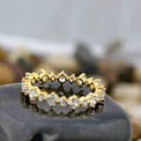 Round Cut Lab Created Diamond Ring