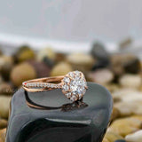Round Cut Lab Diamond Rings