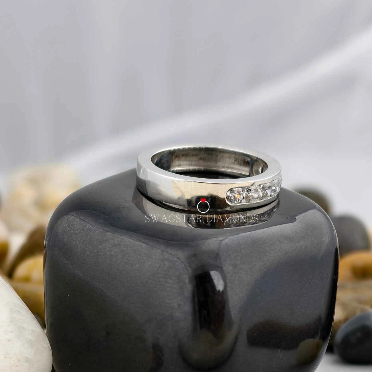 Round Cut Lab Grown Diamond Wedding Ring