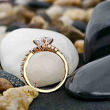 Round Cut Ring For Her
