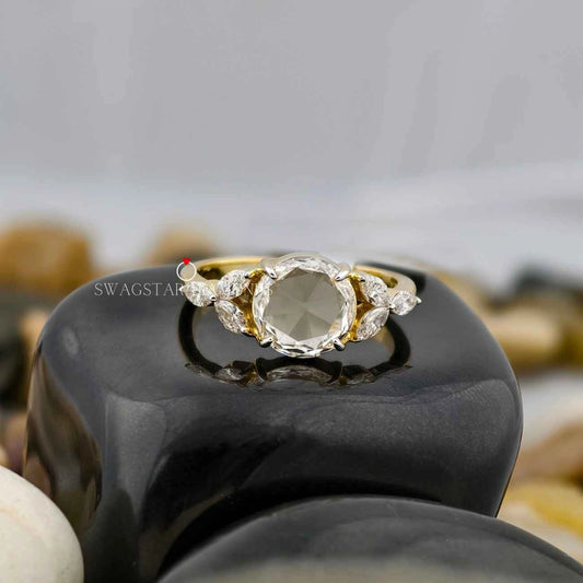 Round Rose Cut Ring