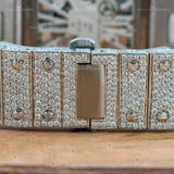  Skeleton Dial Moissanite Watch for gifts