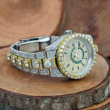 Sky Dweller Moissanite Two Tone Watch