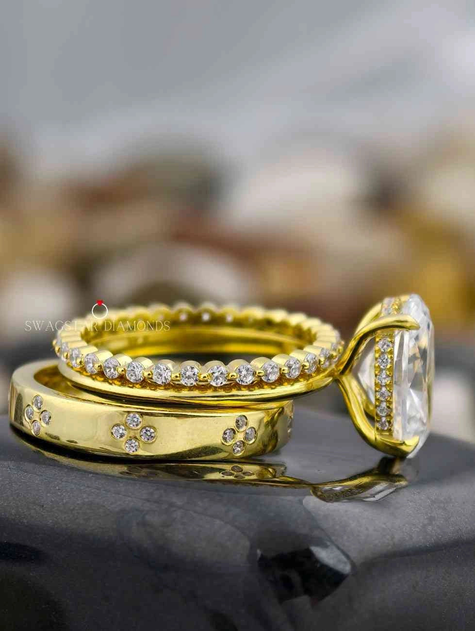 Three Set Engagement Ring
