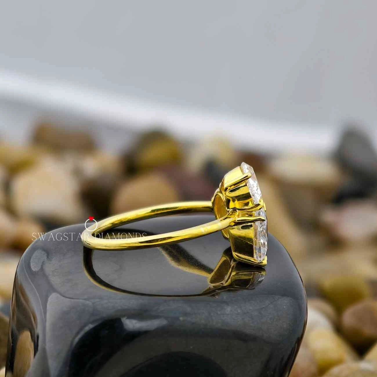 Three Stone Wedding Ring