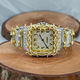 Throne Leaf Style Moissanite Watches
