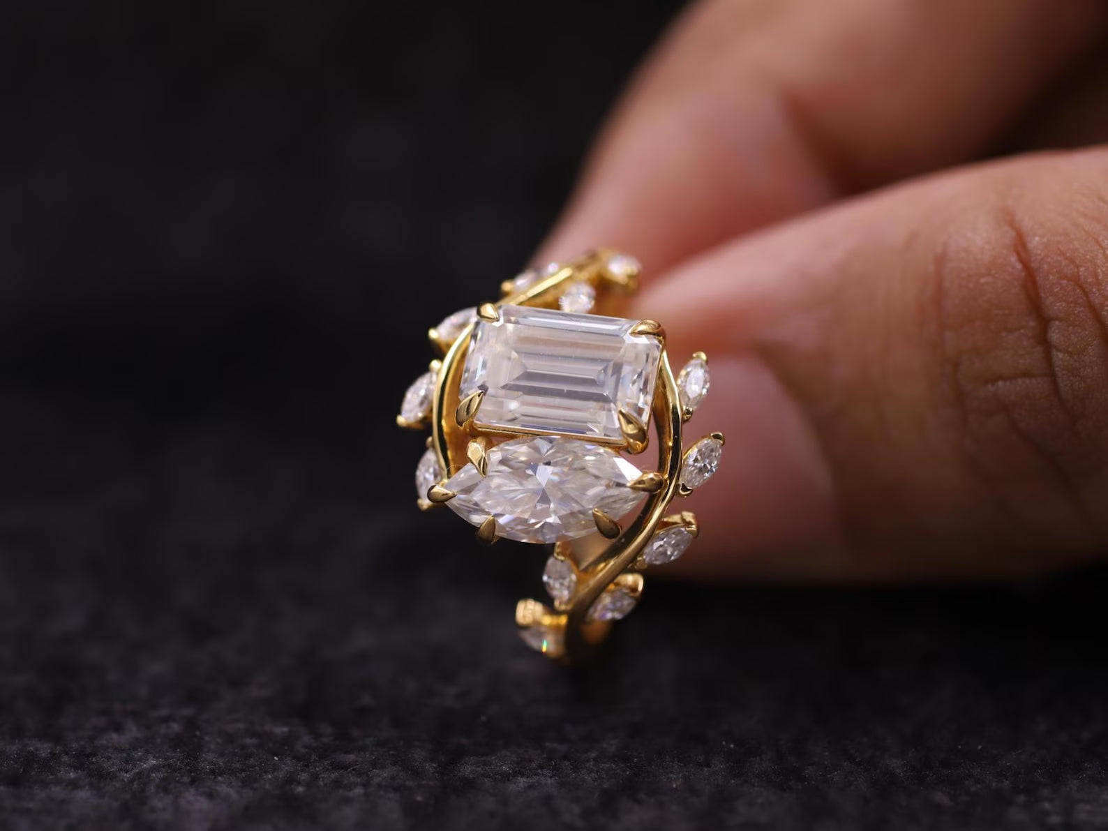 Toi  Et Moi Francesca Farago Replica Engagement Rings