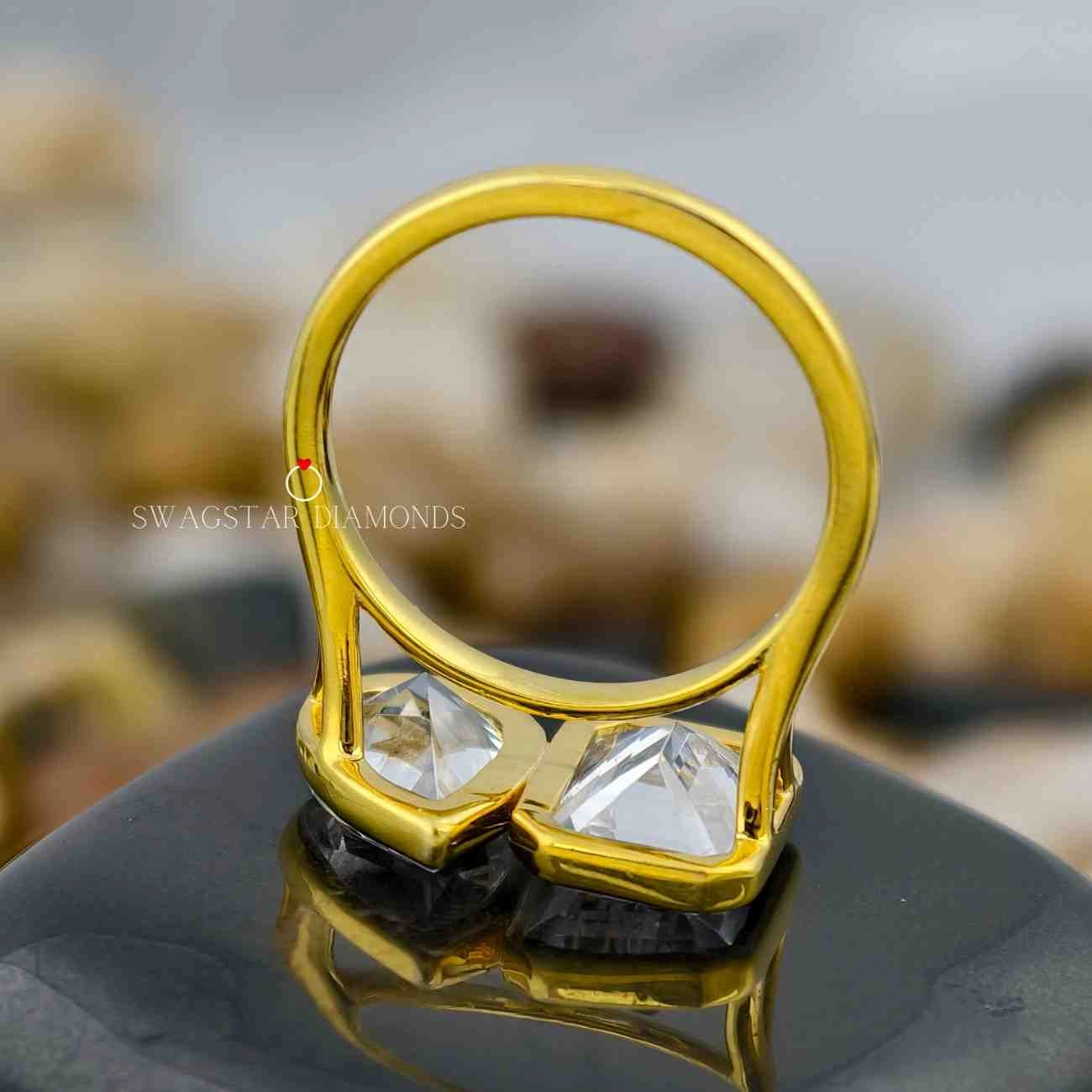 Toi Et Moi Lab Diamond Wedding Ring