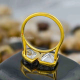Toi Et Moi Lab Diamond Wedding Ring