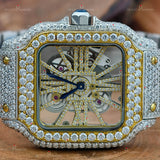 Trendy Skeleton Dial Watch