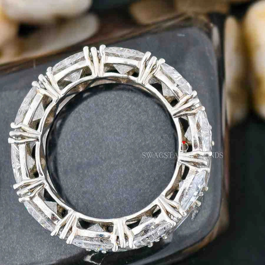 Tringale Cut Full Eternity Band