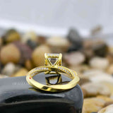 Twisted Band Engagement Ring