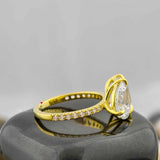 Two Stone Toi Et Moi Engegament Ring
