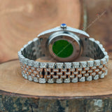 Two Tone VVS Moissanite Watch For Gift