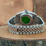 Two Tone VVS Moissanite Watches For Gift