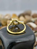 Unique Pear Cut Three Stone Ring