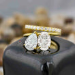Unique Pear & Oval Cut Toi Et Moi Ring
