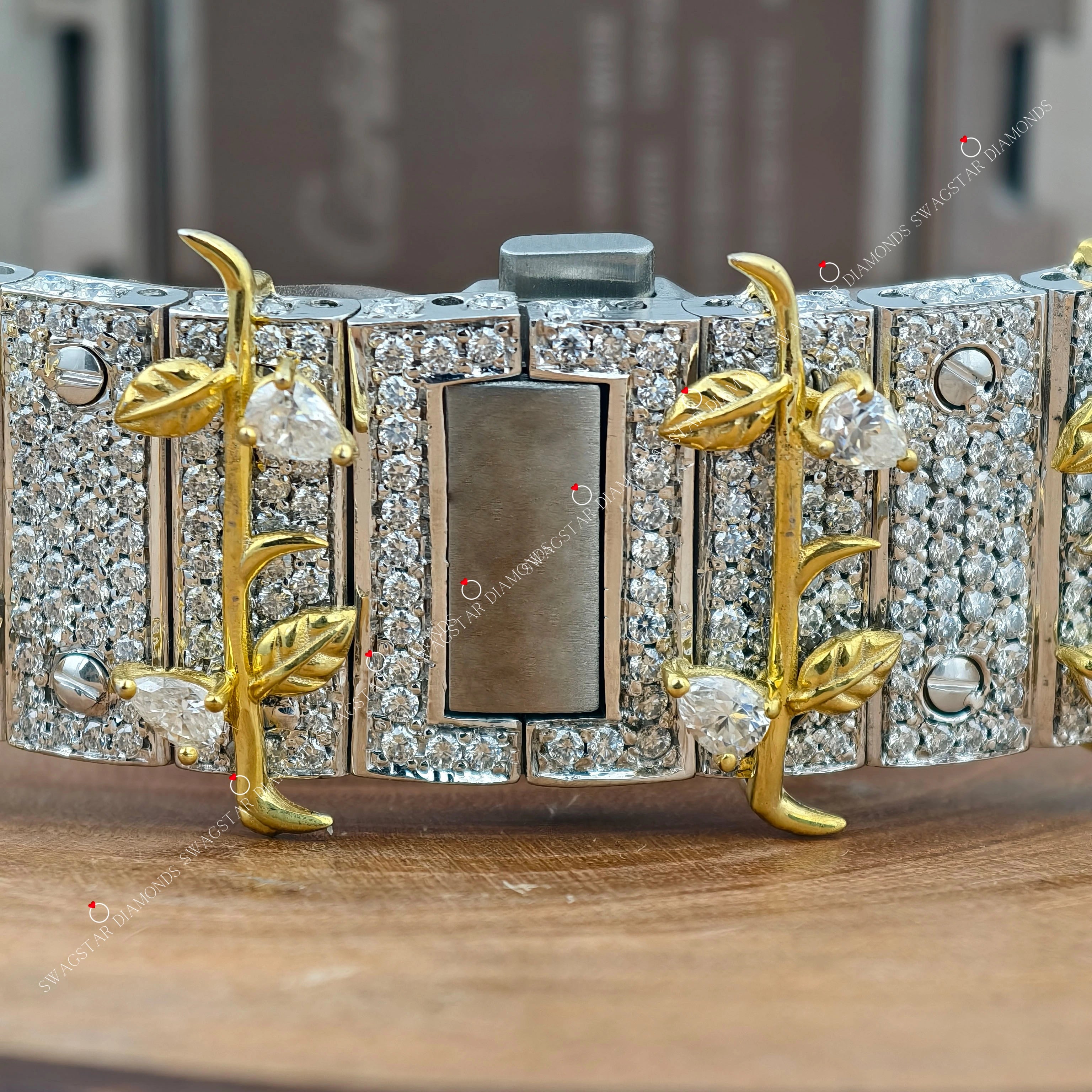 Unique Style Moissanite Watch