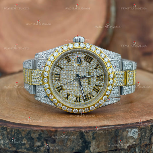 VVS1 Bust Down Moissanite Watch