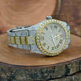 VVS1 Bust Down Moissanite Watches For Him