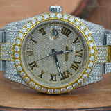 VVS1 Bust Down Moissanite Watchs