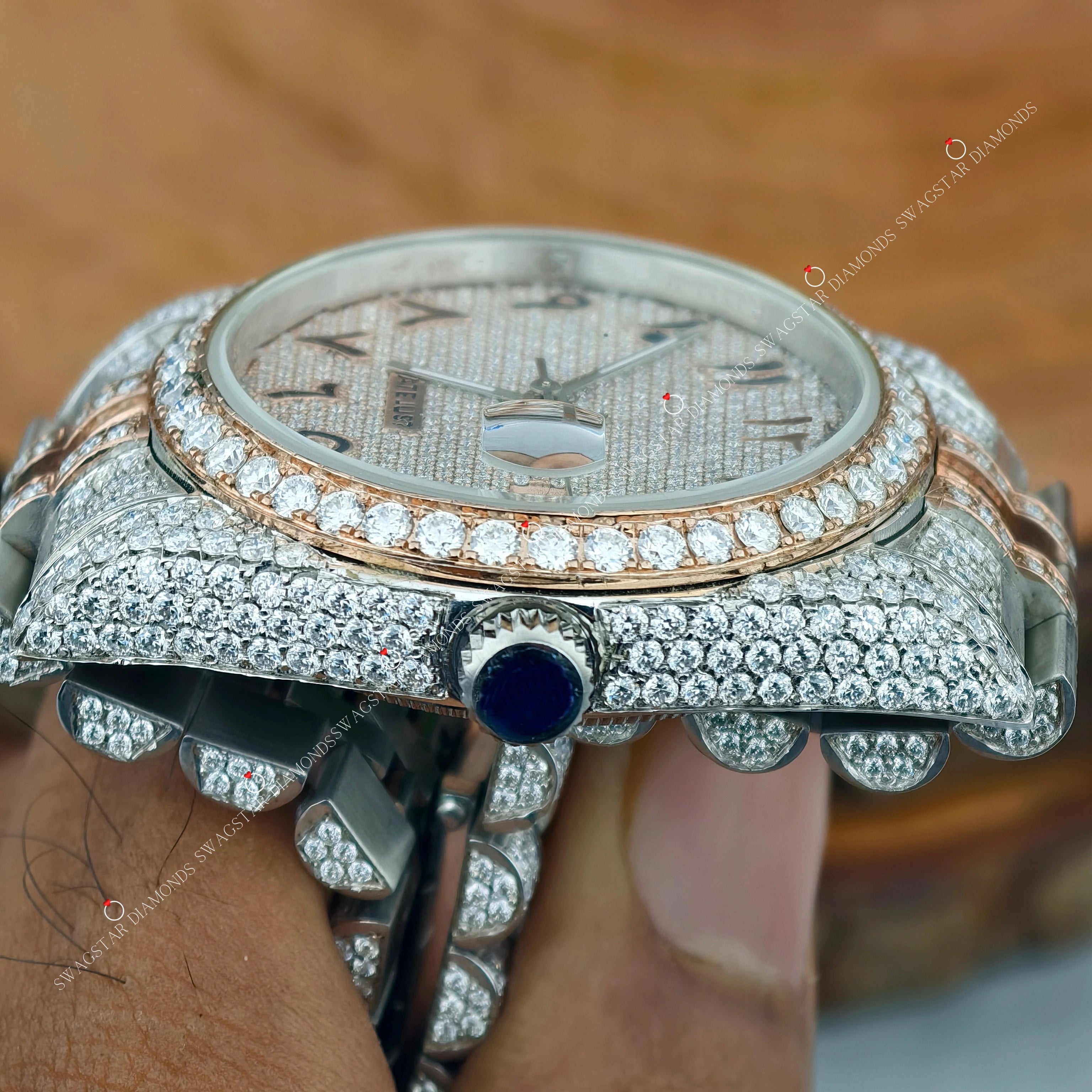  VVS1 Moissanite Watch For Gift