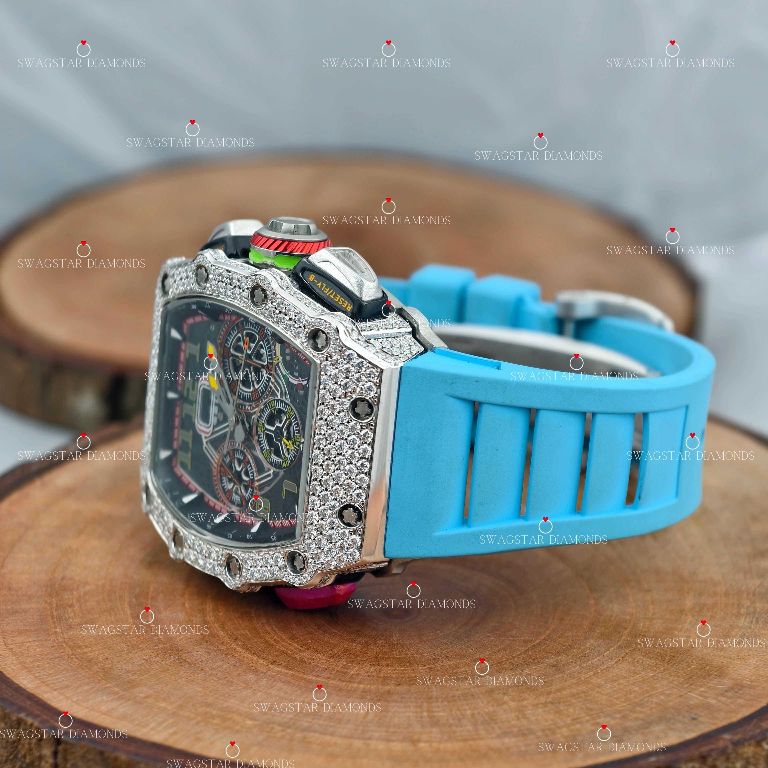 VVS 1 Diamond Moissanite Watch
