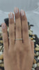 0.345 Carat Round Cut Lab Created Diamond Half Eternity Minimalist Wedding Engagement Stack Band For Her